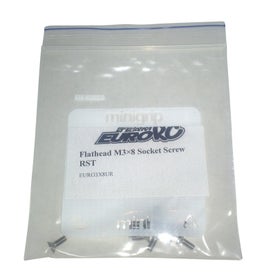 EuroRC Flathead M3x8 RST Socket Screw (10)