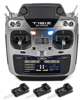 Futaba T16IZ-SUPER Radio Mode-2 With 3pcs of R7208SB Receivers