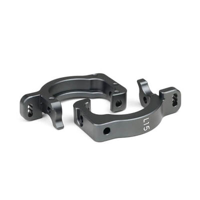 Tekno RC Spindle Carriers (L/R, aluminum, 15 degree, EB/NB48 2.1)
