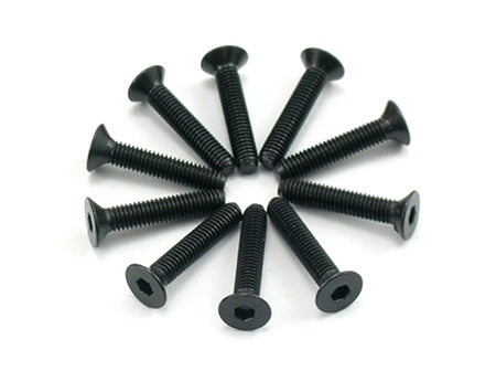 EuroRC Flathead M2.5X8 Socket Screw (10)