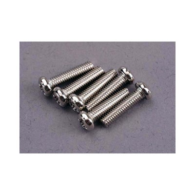 Traxxas 4x12mm Roundhead Machine Hex Screws (6)