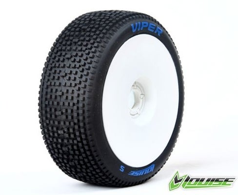 Louise 1:8 B-Viper With White Rim - Mounted - Soft (2)